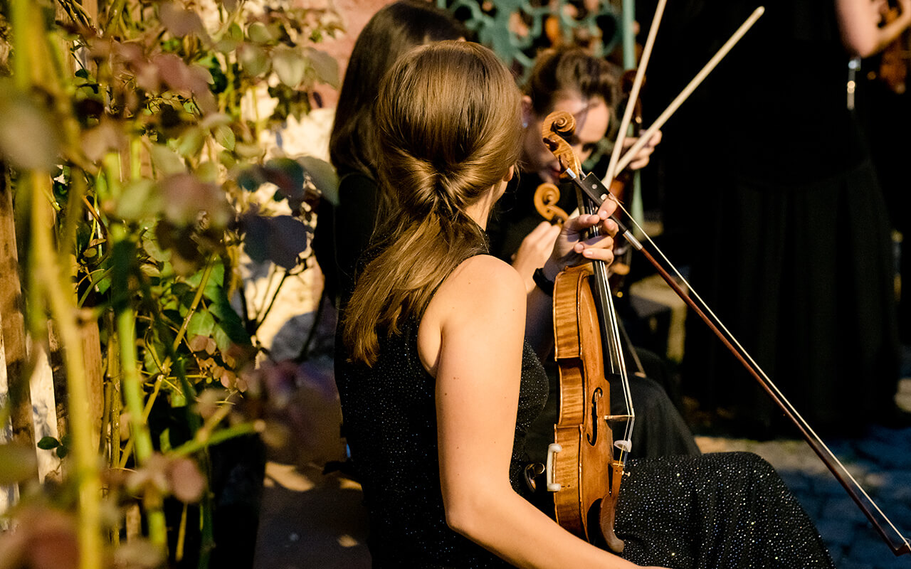 renaissancehof veranstaltung konzert violinenspielerin
